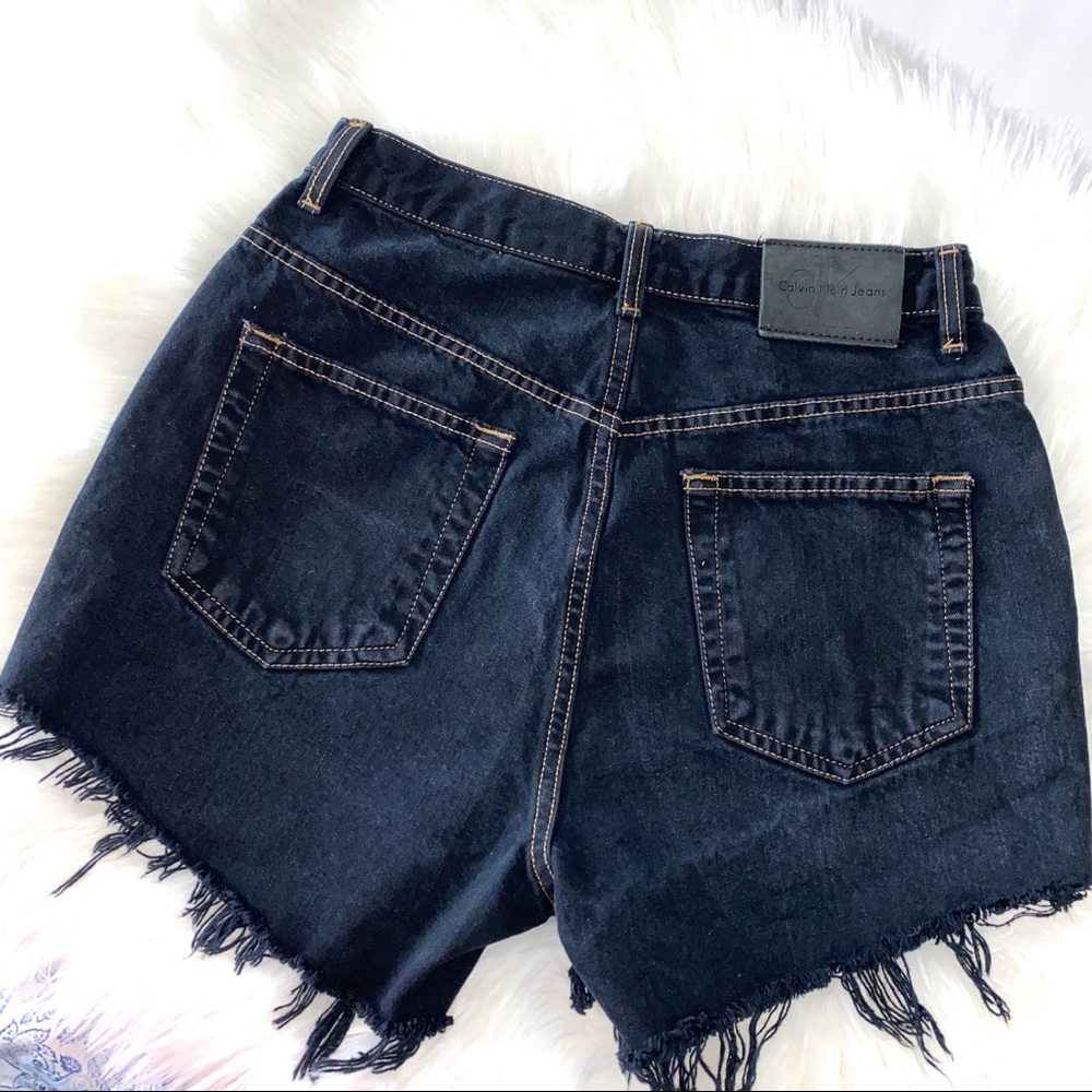 Calvin Klein High Waisted Cut-off Shorts